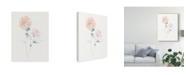 Trademark Global Wild Apple Portfolio Flowers on White IV Contemporary Canvas Art - 37" x 49"